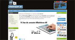 Desktop Screenshot of ipadshoppen.se